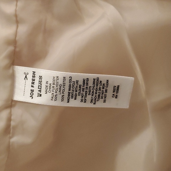 NWOT Joe Fresh Teddy Coat - Picture 6 of 9